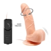 Realistyczny penis sex dildo z wibracją 15 cm